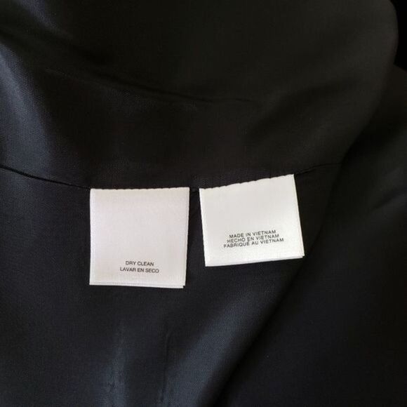 Anne Klein Snap Front Long Sleeve Coat Shell Print Lined Women's Size 6 - Picture 5 of 8